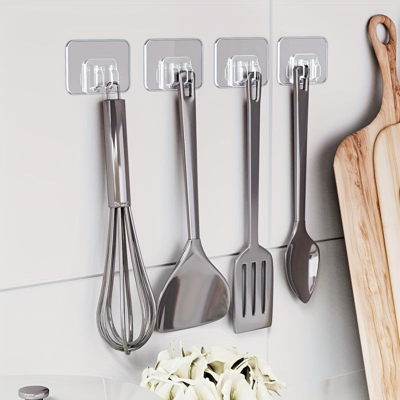 13 Heavy Duty Waterproof UV-Resistant Outdoor String Light Hooks with Adhesive Clips