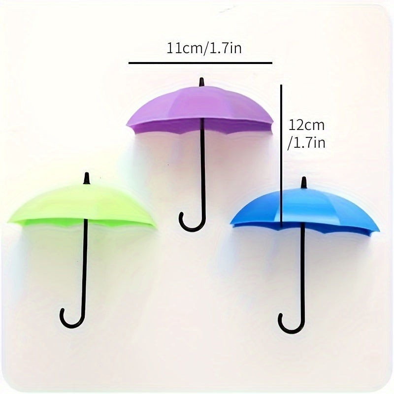 Colorful Wall Hooks with Adhesive Backing for Keys Towels and Bedroom Organization