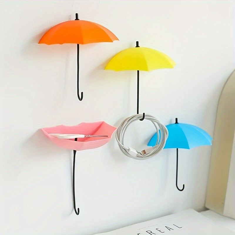 Colorful Wall Hooks with Adhesive Backing for Keys Towels and Bedroom Organization