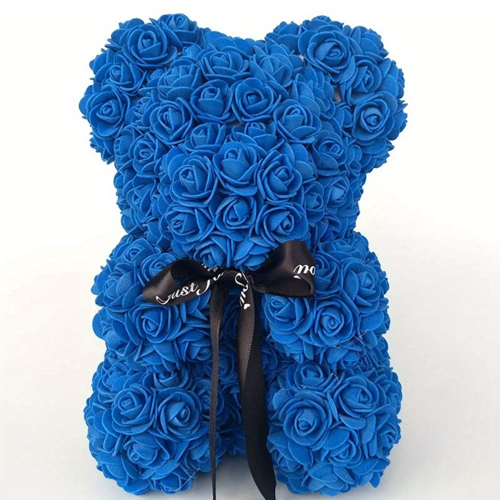 Foam Floral Decor 24.99cm Romantic Bear Gift and Decoration