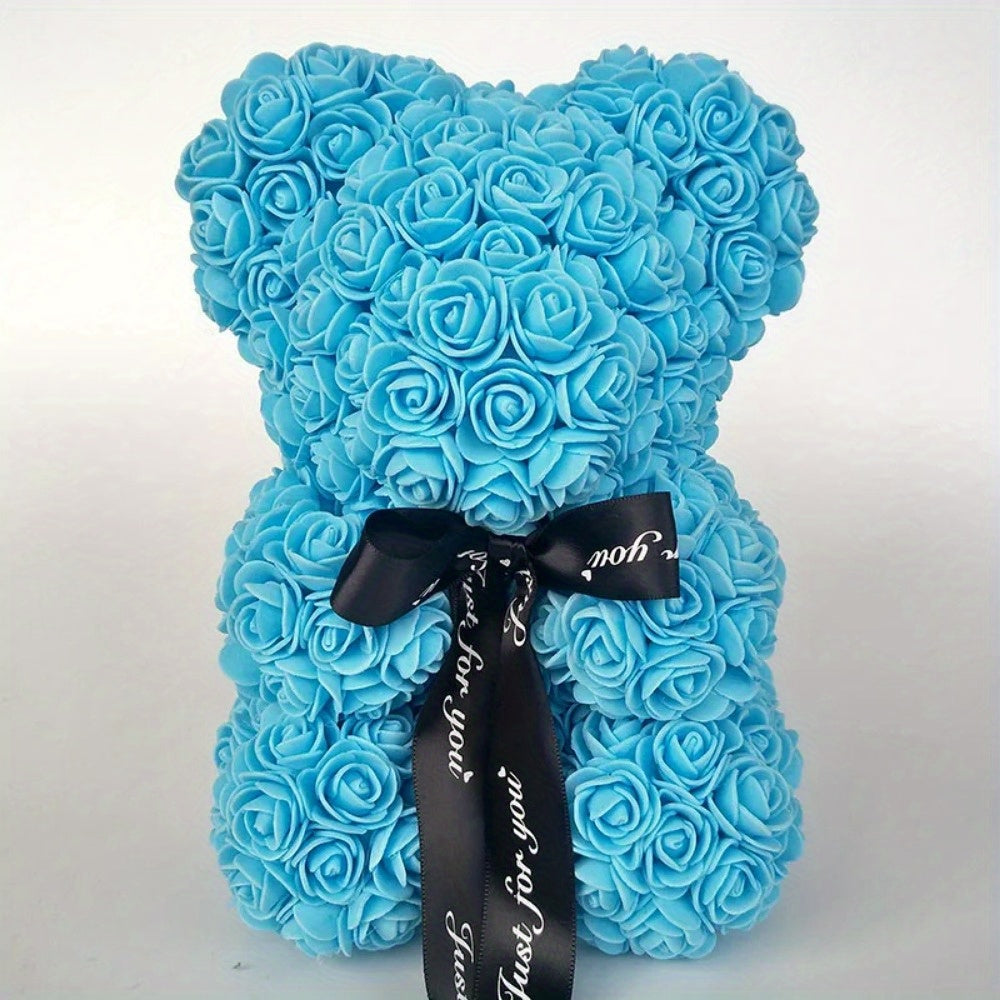 Foam Floral Decor 24.99cm Romantic Bear Gift and Decoration