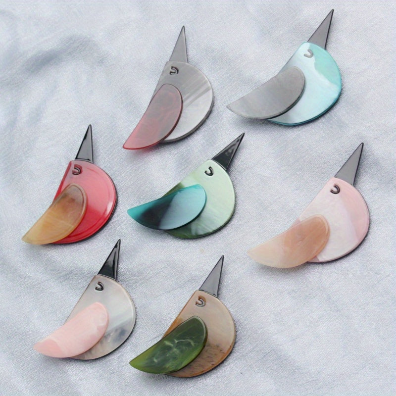 Akril qush brooch pin moda aksessuari ayollar va sovgʻa uchun