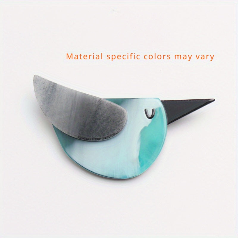 Acrylic Bird Brooch Pin Fashion Accessory for Women and Gifting