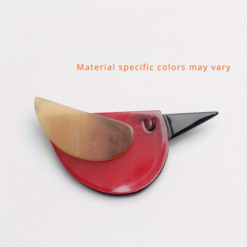 Acrylic Bird Brooch Pin Fashion Accessory for Women and Gifting