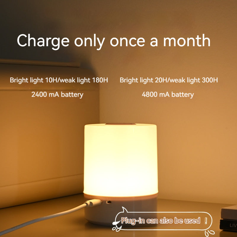 Lámpara de escritorio LED ajustable con batería recargable USB, control táctil, 3 temperaturas de color para lectura, dormitorio, estudio, oficina