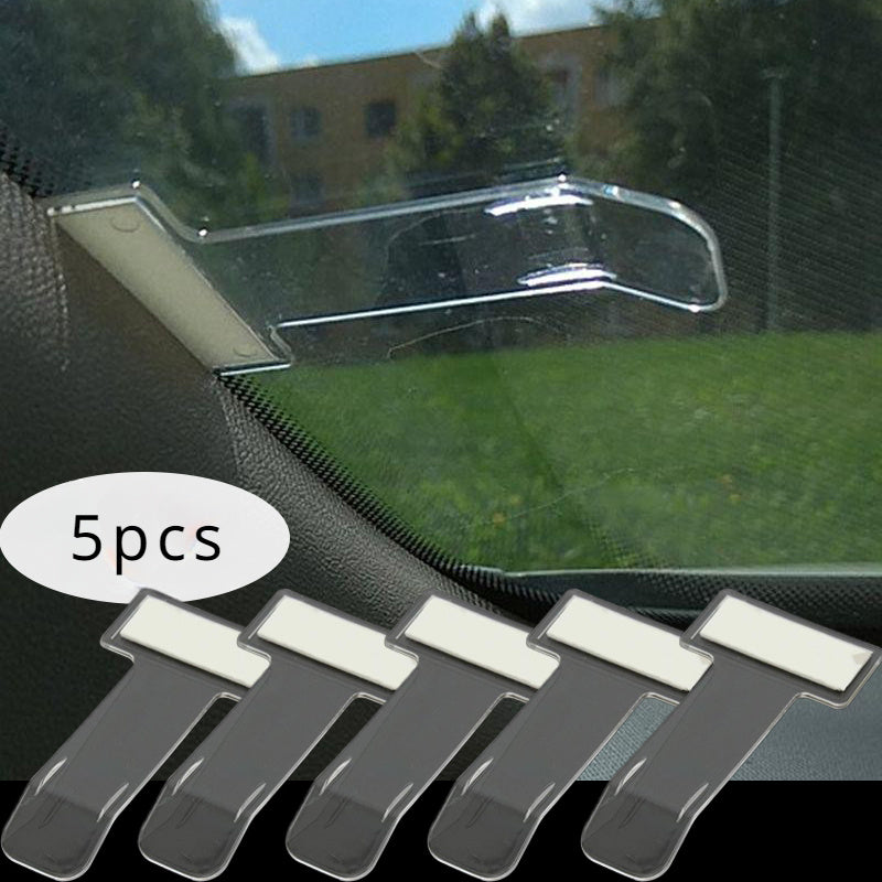 Universal Car Parking Ticket Clip Plastic Auto Fastener Bill Holder Mount