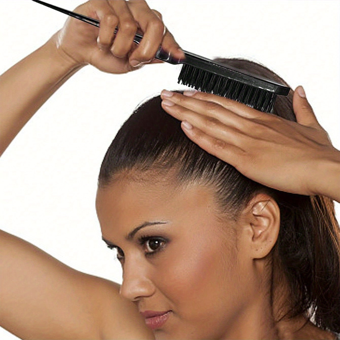 Peine de peinado profesional de 3 filas para cabello esponjoso, duradero, de plástico ABS