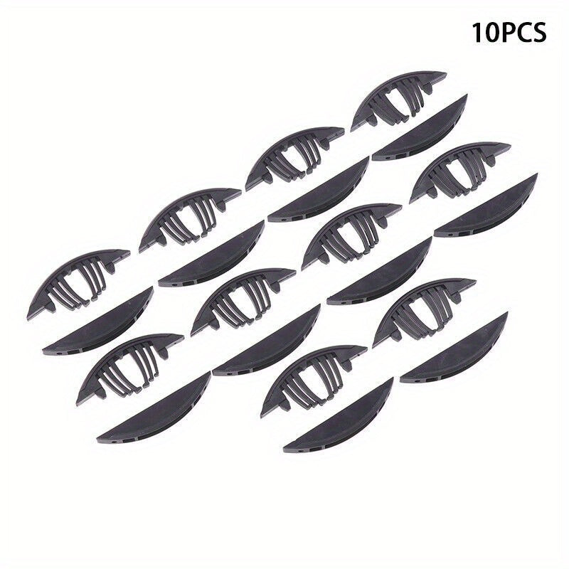 Conectores de madera de plástico 10 pares de sujetadores para contrachapado negro 6,68 cm