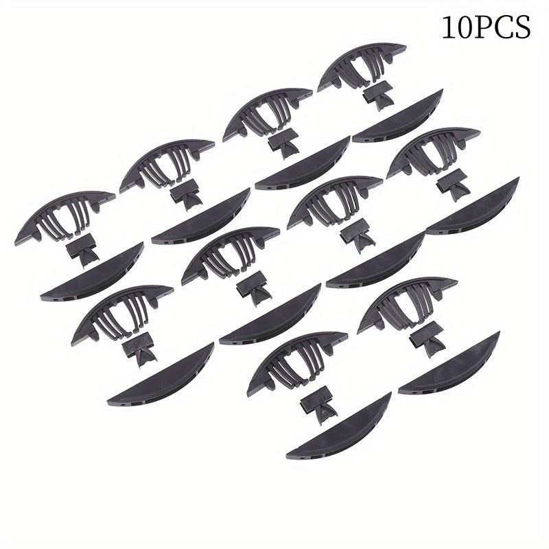 Conectores de madera de plástico 10 pares de sujetadores para contrachapado negro 6,68 cm