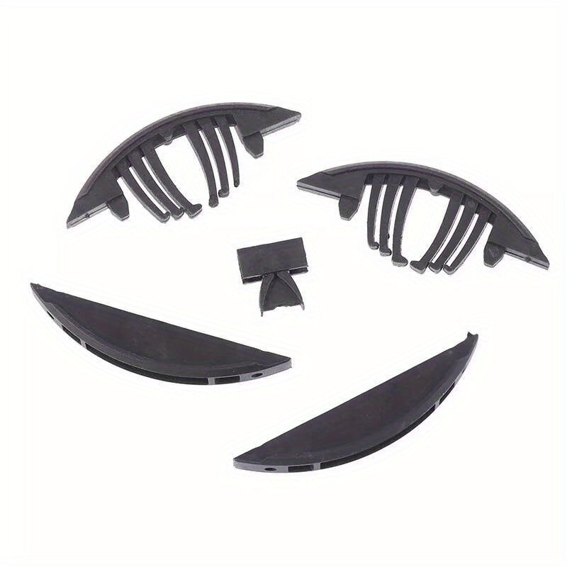 Conectores de madera de plástico 10 pares de sujetadores para contrachapado negro 6,68 cm