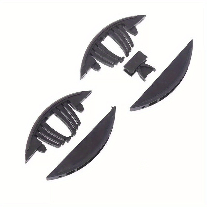 Conectores de madera de plástico 10 pares de sujetadores para contrachapado negro 6,68 cm