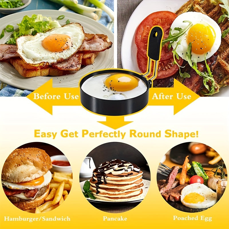 Stainless Steel Egg Ring 10.16cm, Egg and Pancake Mold, Kitchen Gadget