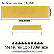 Chic Satin Table Runner for Weddings and Events