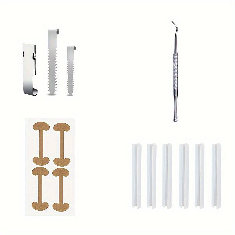 4PCS Ingrown Toenail Care Kit Stainless Steel Foot Grooming Set
