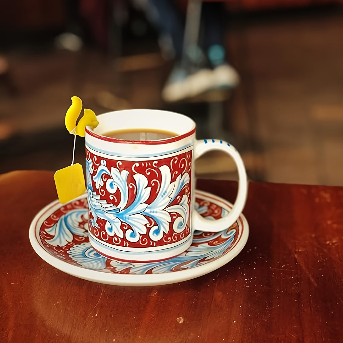 Set of 5 Squirrel-Shaped Silicone Tea Bag Holders for Cups and Mugs