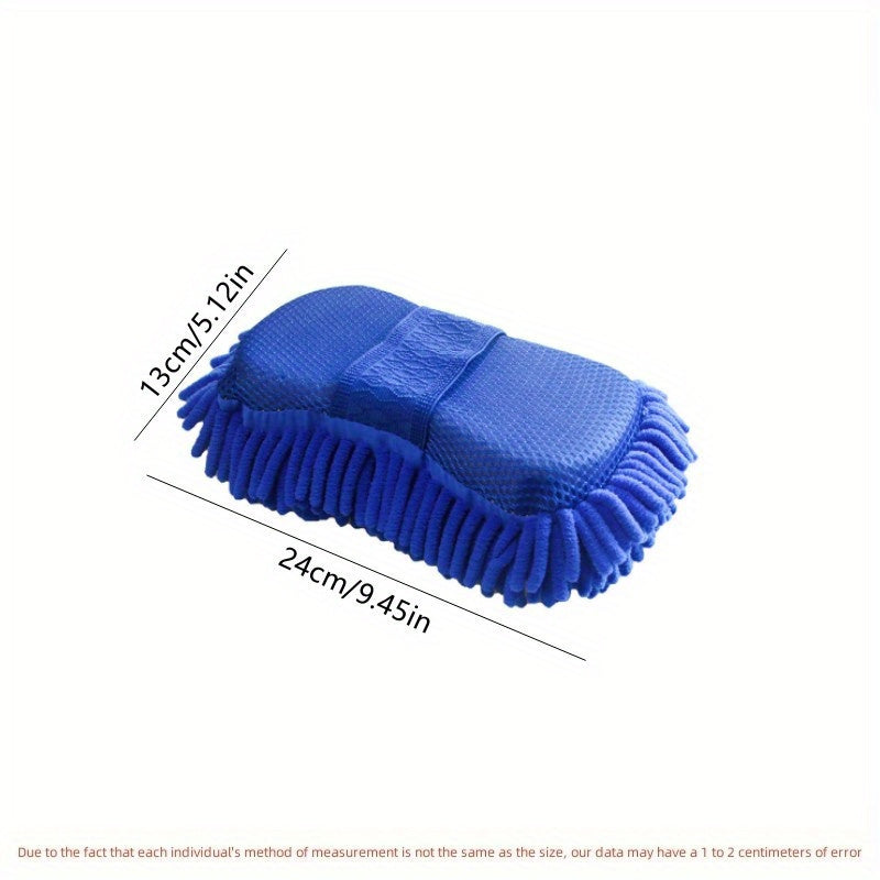 Microfiber Car Wash Sponge Detailing Brush Towel Auto Care Kit
