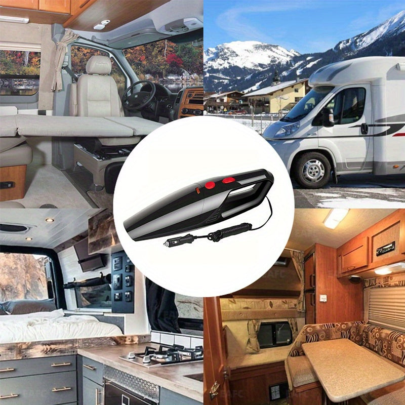 Car Vacuum Cleaner 12V DC Wet Dry Portable with Large Dust Cup