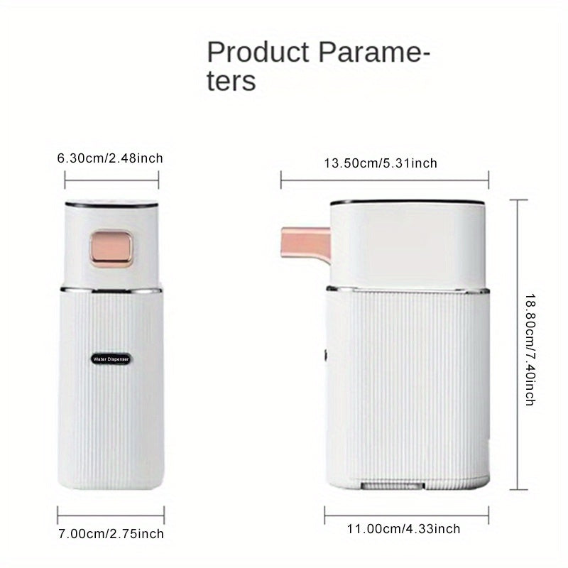 Портативный мгновенный водонагреватель с европейской вилкой, быстрая 3-секундная нагрев, регулируемая температура, мини-настольный нагреватель для офиса, путешествий, чая, кофе, молока