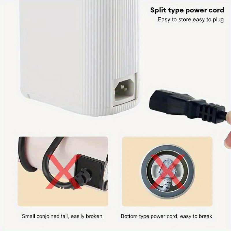 Портативный мгновенный водонагреватель с европейской вилкой, быстрая 3-секундная нагрев, регулируемая температура, мини-настольный нагреватель для офиса, путешествий, чая, кофе, молока