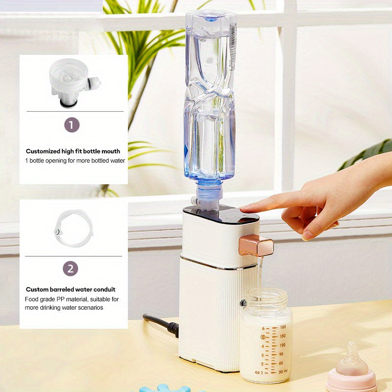 Портативный мгновенный водонагреватель с европейской вилкой, быстрая 3-секундная нагрев, регулируемая температура, мини-настольный нагреватель для офиса, путешествий, чая, кофе, молока