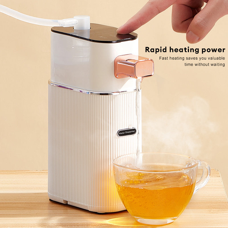 BALASHOV Portable Instant Water Dispenser - Yevropa plugi, tez 3 soniyalik qizdirish, sozlanadigan harorat nazorati, ofis uchun mini stol usti issitgich, sayohat uchun qulay, choy, qahva, sut uchun - Yo'q