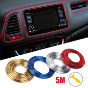 Universal Car Interior Decorative Flexible Strip 5m Mold Cover Dash Door