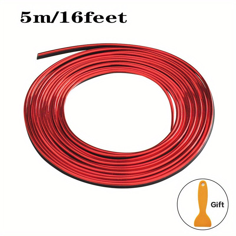 Universal Car Interior Decorative Flexible Strip 5m Mold Cover Dash Door