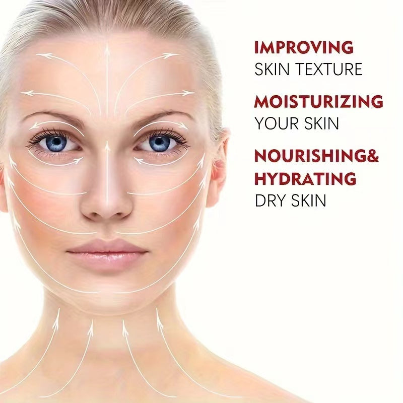 Quruq teri uchun 30g gidratlantiruvchi retinol kollagen yuz kremi, gialuron kislota va E vitamini bilan