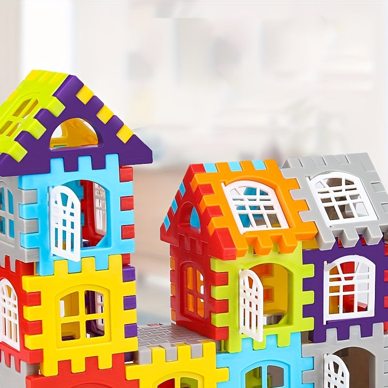 Large Set of 50/100 Plastic Linking Cubes for Kids Ages 3-6 Building Blocks Educational Toy