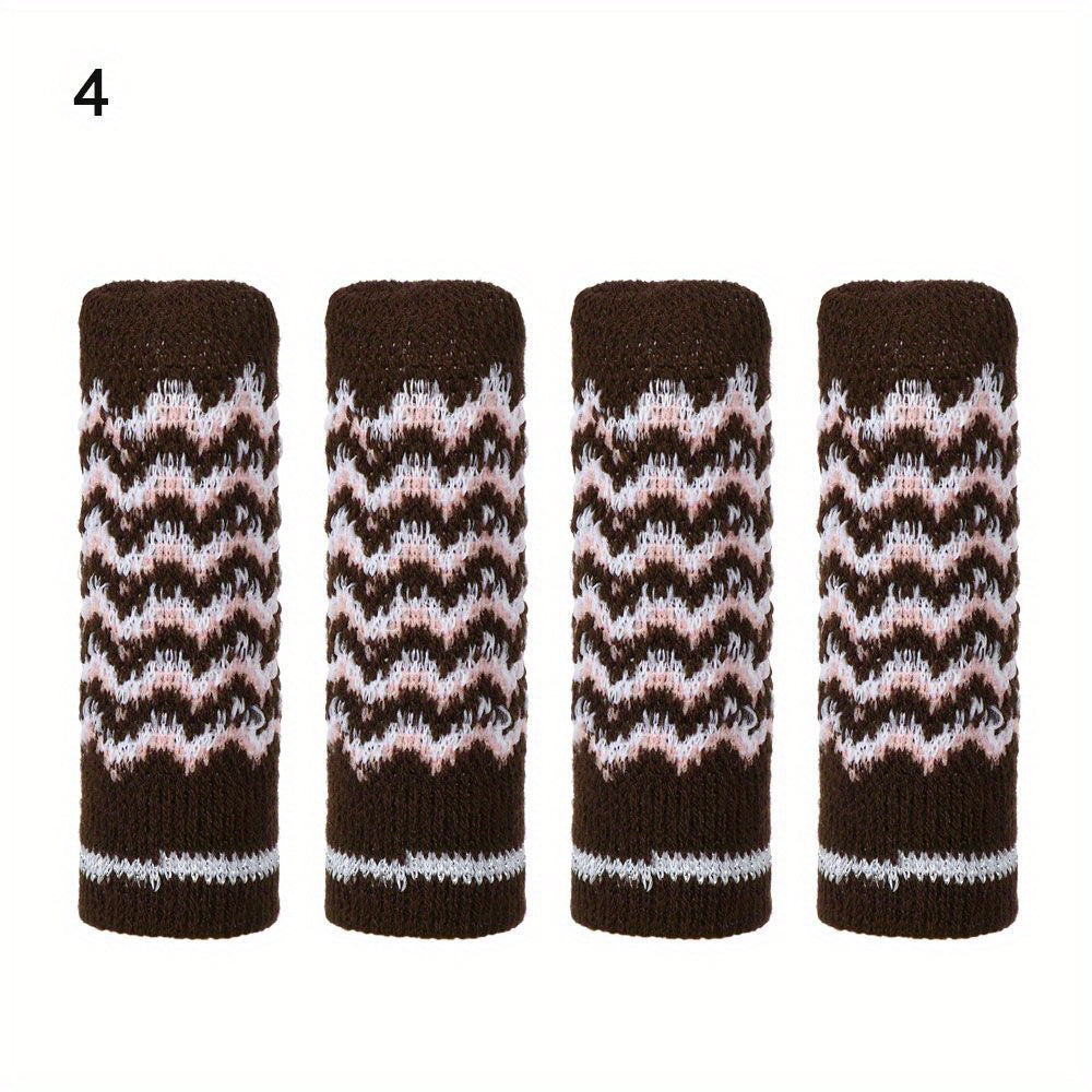 Vintage uslubidagi polni himoya qilish uchun anti-slip to'qilgan stul oyoq paypoqlari. 25mm-45mm stol va stul oyoqlari uchun mos keladi. Zipli, cho'ziluvchan dizayni bilan o'rnatish oson. Mebelni xavfsiz va jim saqlaydi.