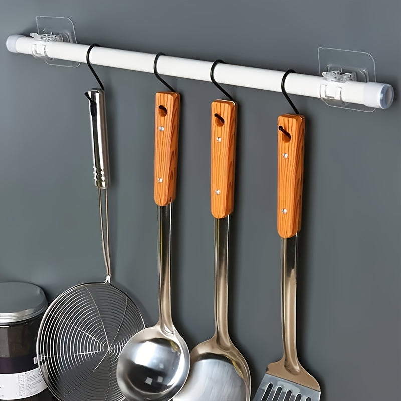 Turli xonalar uchun 2 ta sozlanadigan teshiksiz pardaga tutqichlar to'plami