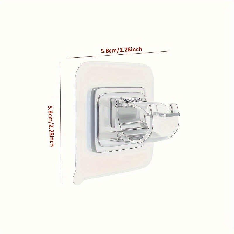 Turli xonalar uchun 2 ta sozlanadigan teshiksiz pardaga tutqichlar to'plami