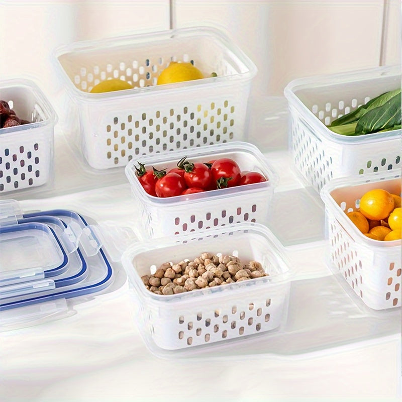 Leak-Proof Food Storage Containers 4-Pack, BPA-Free, Airtight, Reusable