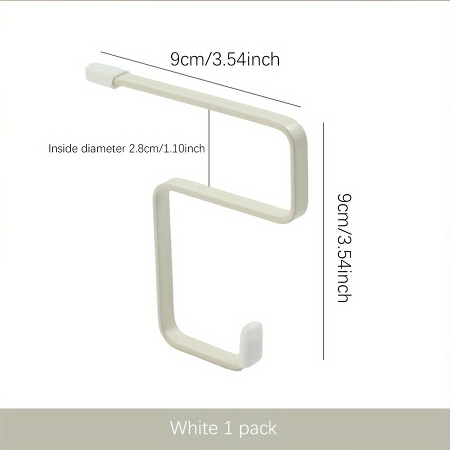 Qattiq temir stol chetigi uchun qulf, zamonaviy oq va qora stol usti tashkilotchisi, uy ofisi uchun