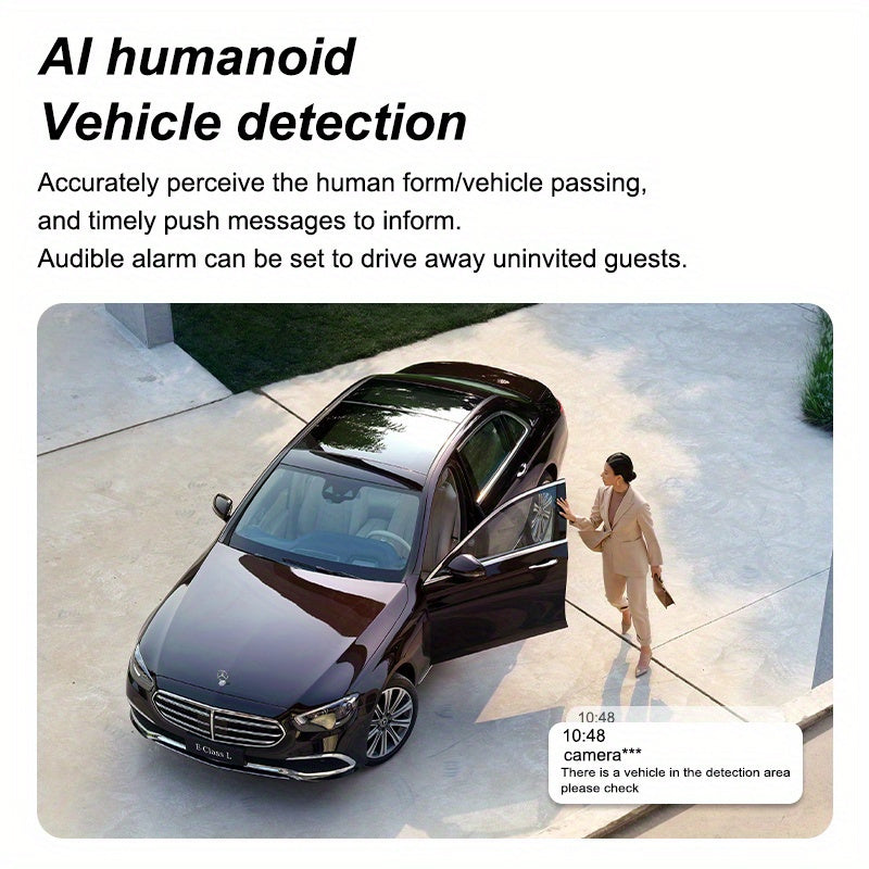 2MP WiFi Security Camera with Dual Lenses Night Vision and Two-Way Audio