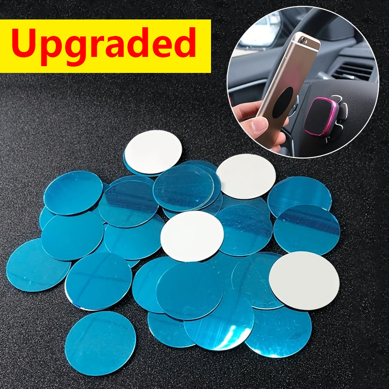 5Pcs Round Magnetic Metal Plates for Car Phone Holders Wireless Charging