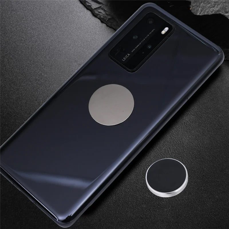 5Pcs Round Magnetic Metal Plates for Car Phone Holders Wireless Charging