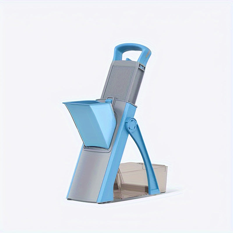 Multi-Functional Manual Vegetable Cutter Slicer with Grater and Storage Container