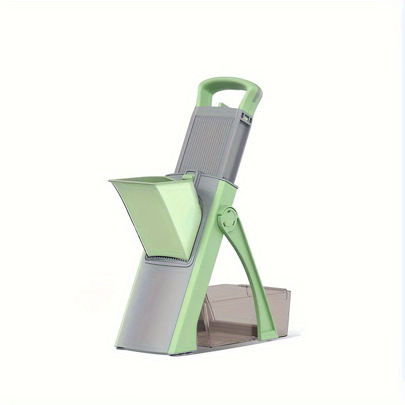 Multi-Functional Manual Vegetable Cutter Slicer with Grater and Storage Container