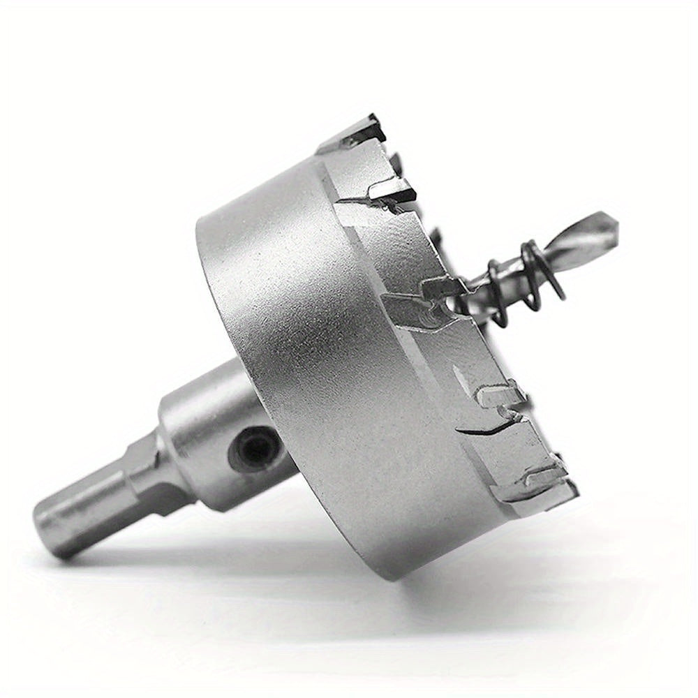 12-Piece Alloy Hole Saw Set for Metal Drilling 15-50mm with Carbide Tips