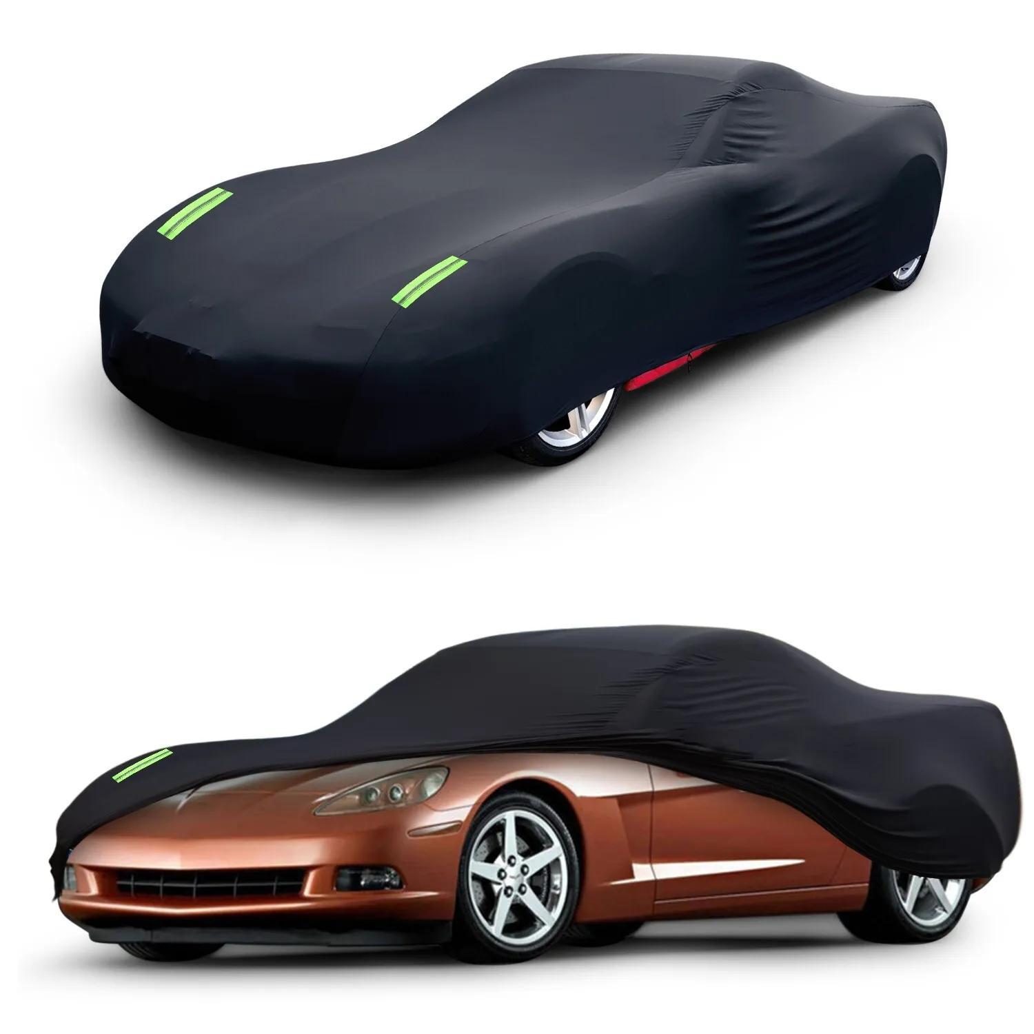 Car Cover For Corvette C3-C5 2004-2007 UV-Resistant Anti-Scratch Polyester