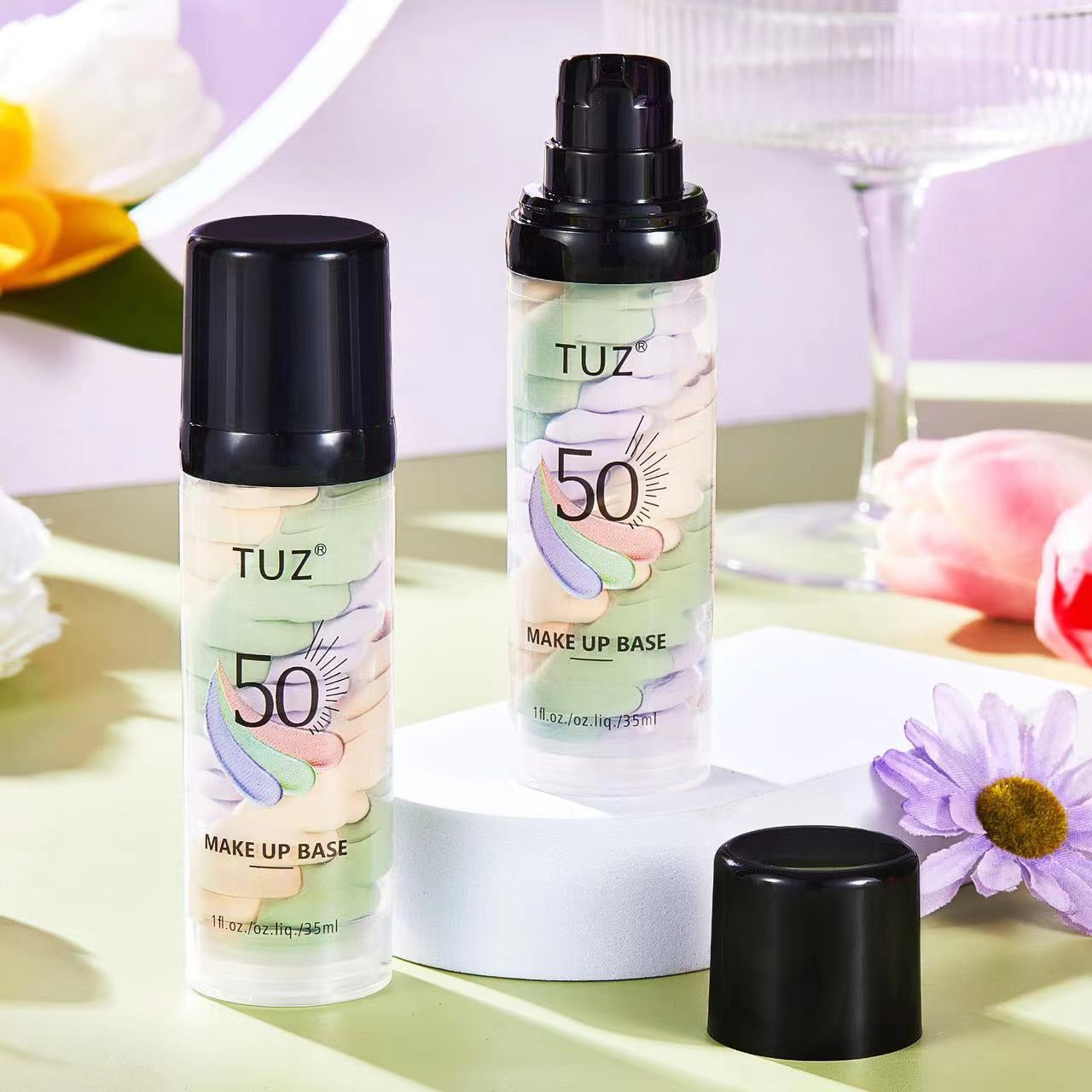 Ayollar uchun rangni to'g'rilovchi primer, yorqinlashtiruvchi, namlantiruvchi, yashirish uchun korektor 1.1 Oz