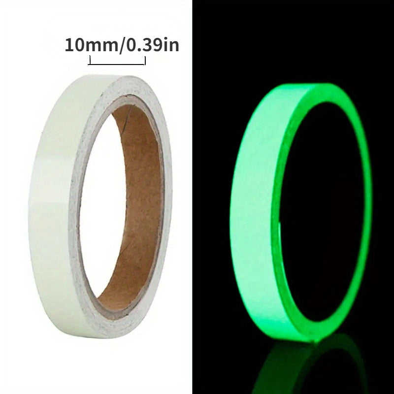Luminous Tape 10mm x 3m Glow in Dark Safety and Home Decoration Self-Adhesive