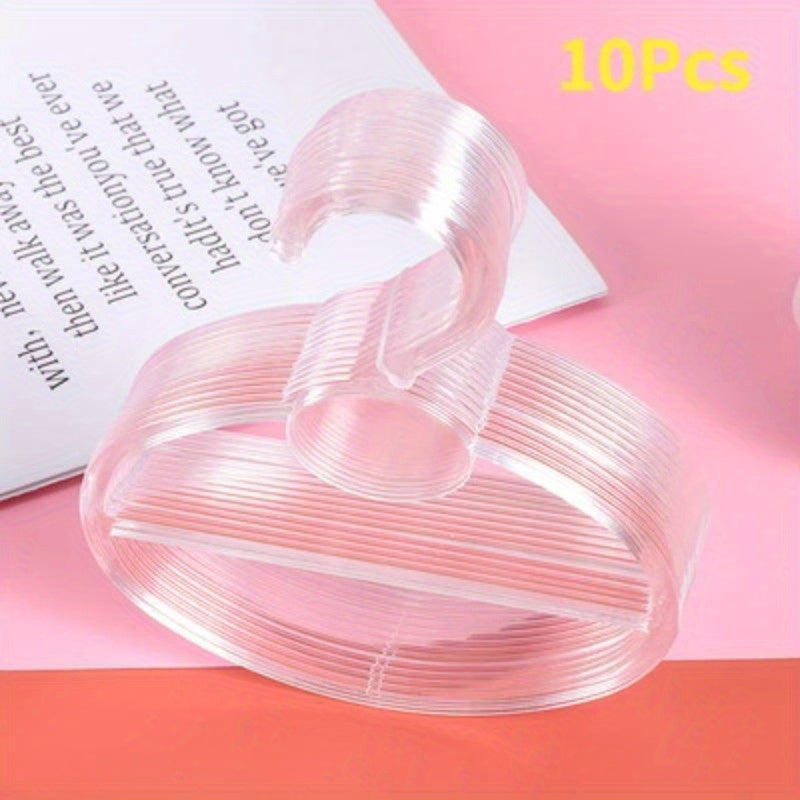 Juego de 10 colgadores de plástico para bufandas, corbatas y accesorios, organizador de armario