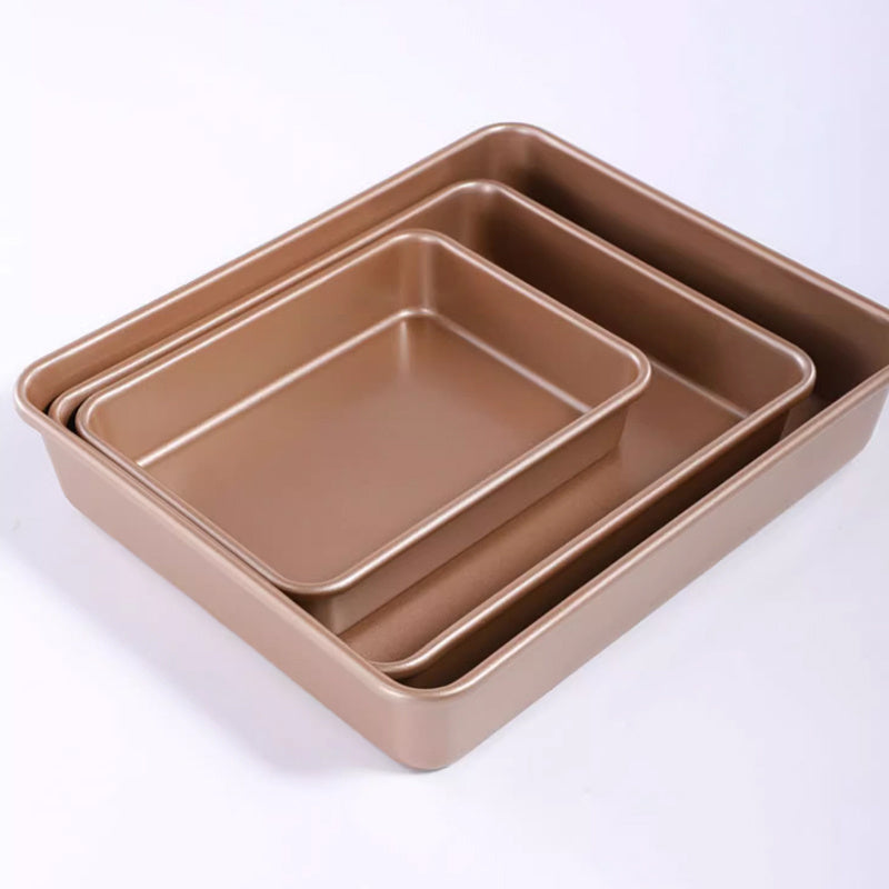 Non-Stick Baking Tray Deep Oven Pan for Cookies Cakes Pizzas Durable Easy Clean