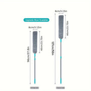 Extendable Dusting Brush with Long Handle for Furniture and Car Cleaning