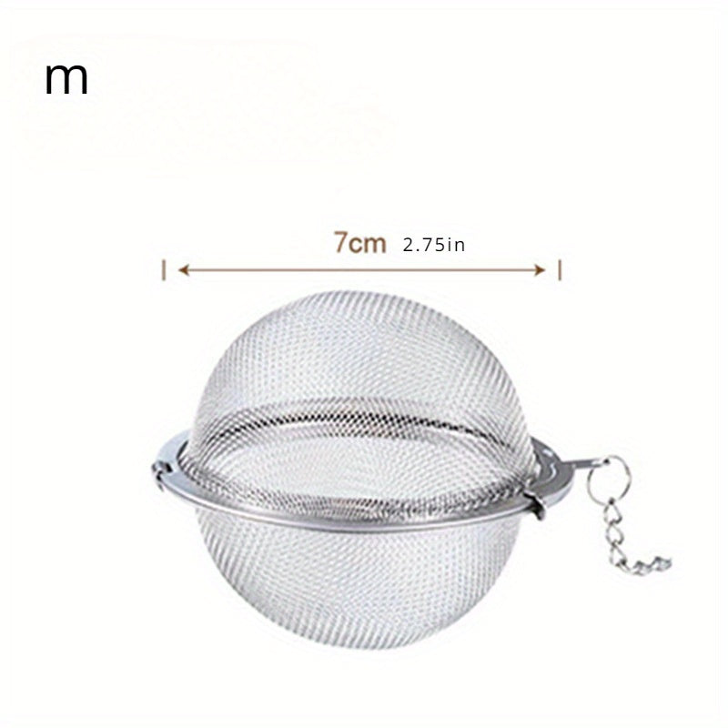304 Stainless Steel Tea Infuser Ball with Long Chain for Loose Leaf Tea and Herbs