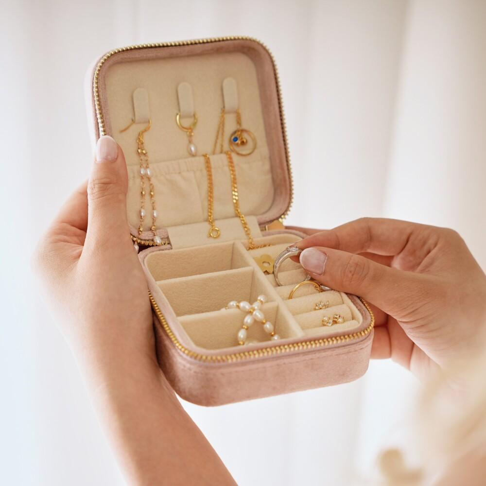 Индивидуальная шкатулка для украшений из искусственной кожи для подружек невесты и свадеб
