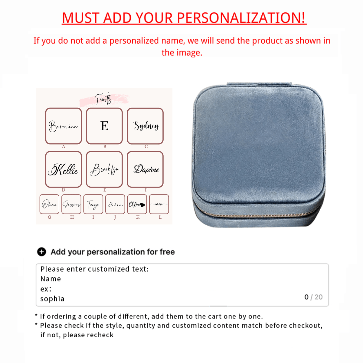 Индивидуальная шкатулка для украшений из искусственной кожи для подружек невесты и свадеб