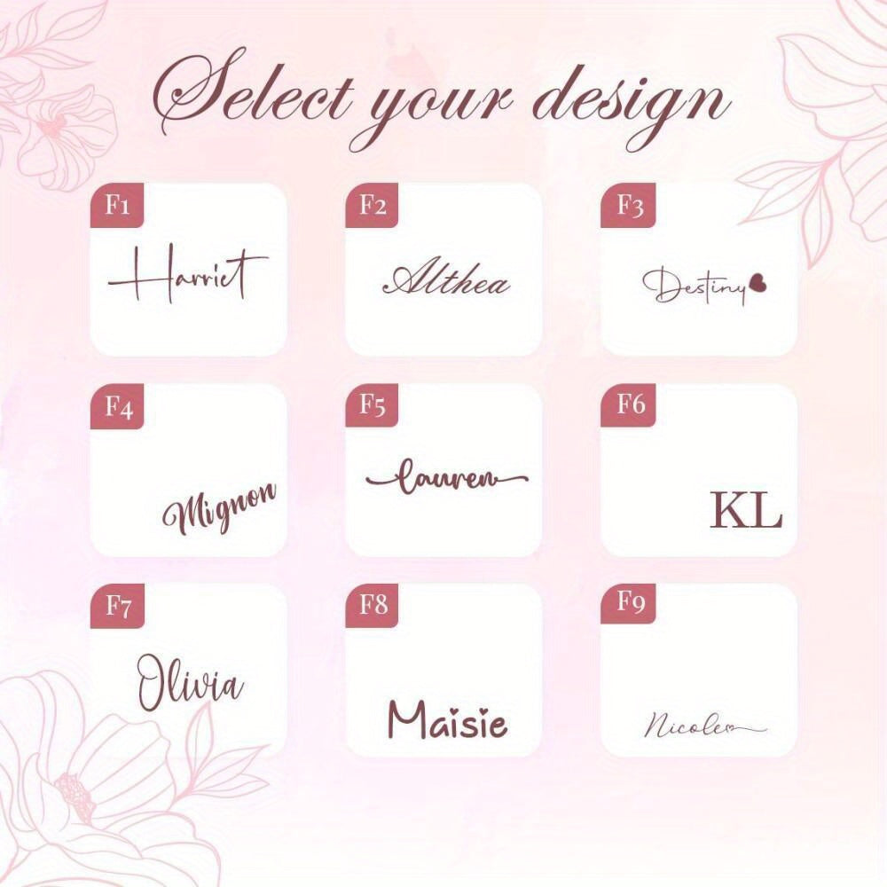 Индивидуальный тканевый дорожный ювелирный ящик с гравировкой на заказ о цветке рождения для подружек невесты или подарка на день рождения